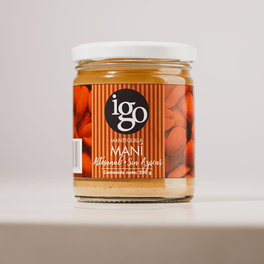 Mantequilla de Maní IGO Productos Terciaria