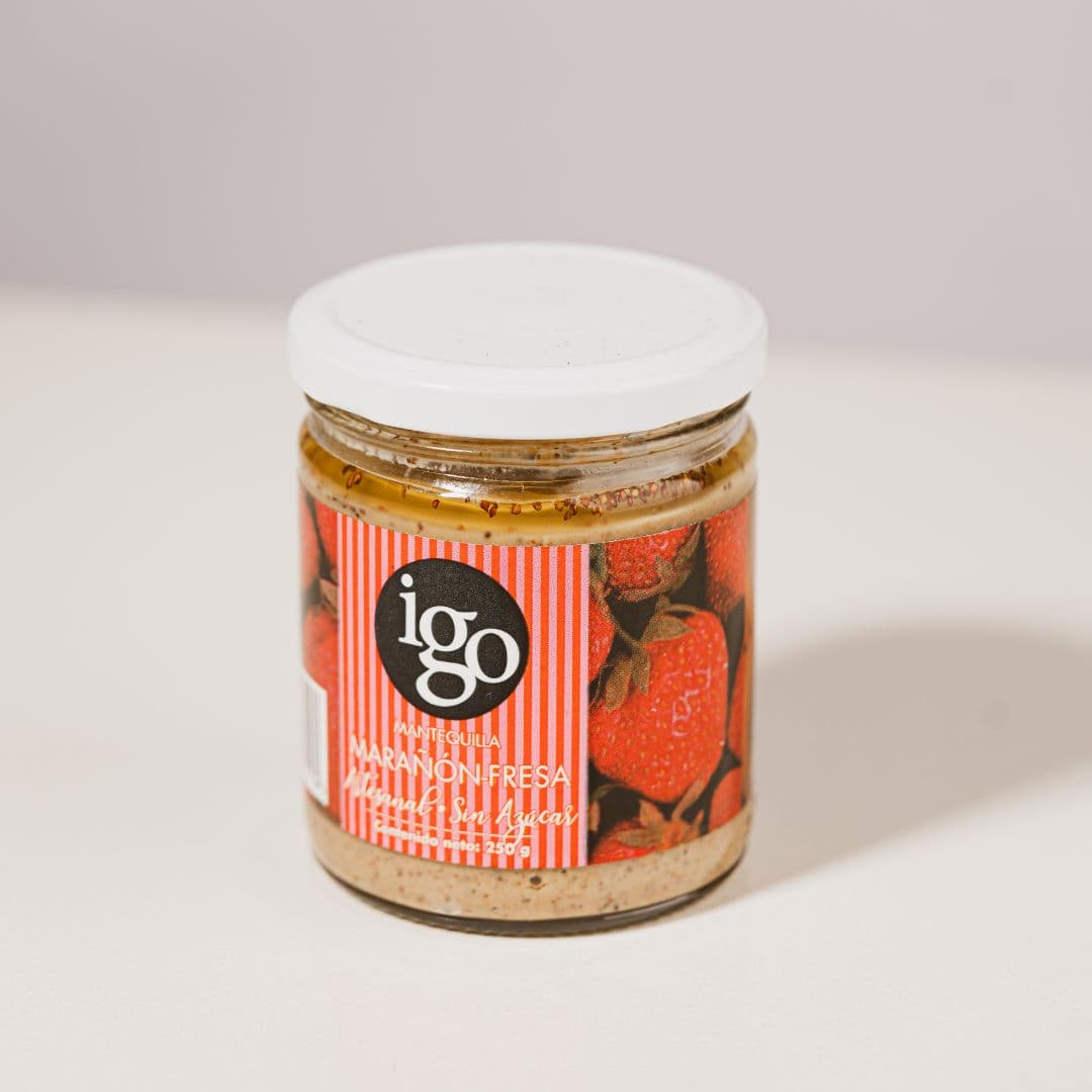 Mantequilla de Marañón Fresa IGO Secundaria