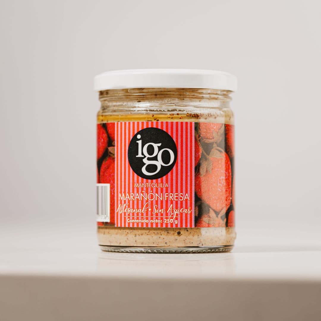 Mantequilla de Marañón Fresa IGO Terciaria