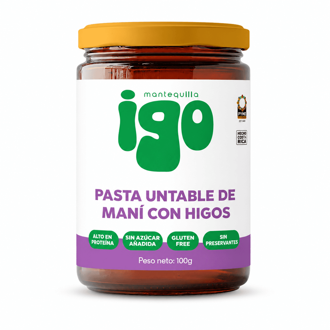 IGO Productos Mantequilla de Maní-Higos